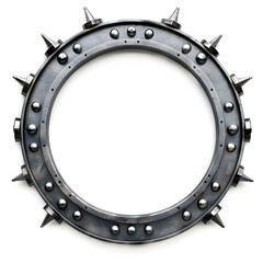 Naklejka premium Industrial metal frame illustration