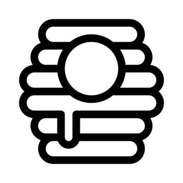 recommend clip art: beehive line icon