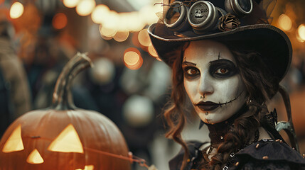 Steampunk Halloween, Generative ai
