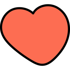 사랑하는 하트 모양
