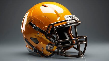 Fototapeta premium A photo of a football helmet