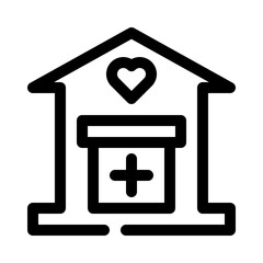 housing line icon