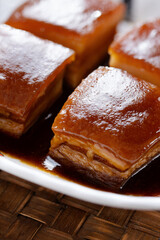 traditional braised chinese dongpo pork comfort food