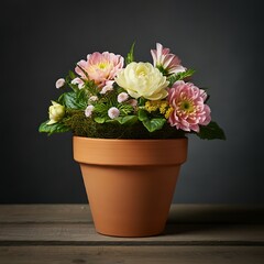 Fototapeta premium Beautiful Flower Pot