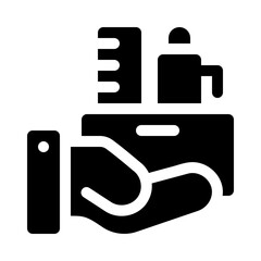 education glyph icon