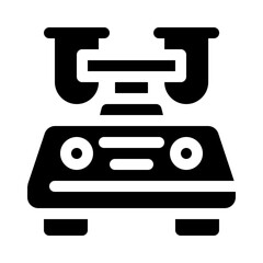 centrifuge glyph icon