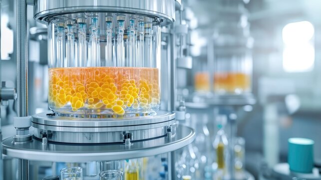 Microbiological bioreactor. Cultivation of microorganisms. Bio-fermentation. Bioengineering. Vaccine production. Creation of medicines. Pharmacology. Laboratory equipment.