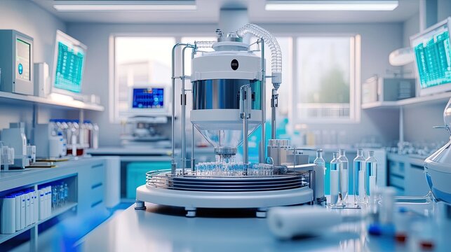 Microbiological bioreactor. Cultivation of microorganisms. Bio-fermentation. Bioengineering. Vaccine production. Creation of medicines. Pharmacology. Laboratory equipment.
