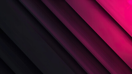 Obraz premium Abstract Diagonal Geometric Pattern in Dark Pink and Black