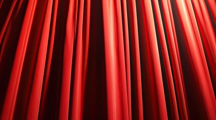 Red theater curtain background