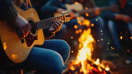 Campfire Guitar Music