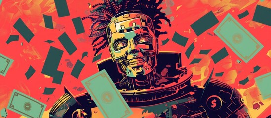 Cyborg and Money Rain