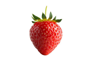 Fresh Red Strawberry Isolated