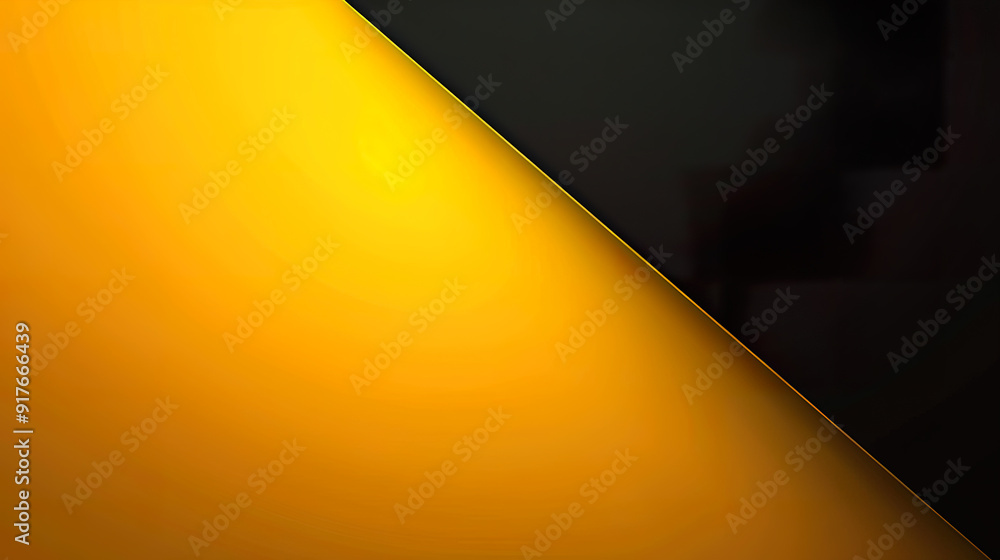 Poster abstract diagonal gradient background with yellow and black colors