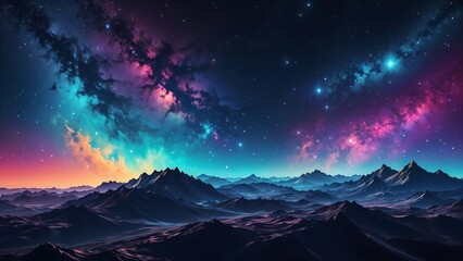 illustration photograph of stars in space.
