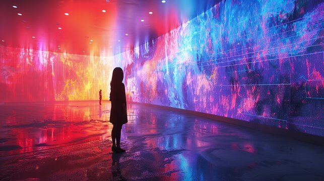 Immersive Interactive Digital Art Installations