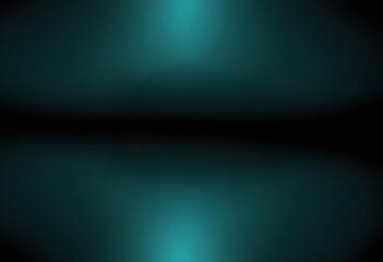 Obraz premium Teal blue and muted green grainy gradient background with a refined noise texture web banner design with prominent copy space