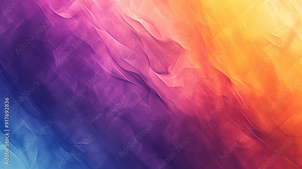 Poster abstract gradient background with wavy lines and soft colors