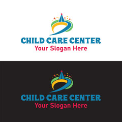 Baby shop child care day care school and kids logo day care create distinctive  mother care vector eps logo design