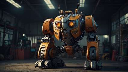 robot cyborg warrior