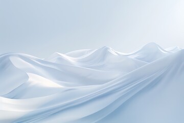 Obraz premium Abstract White Landscape