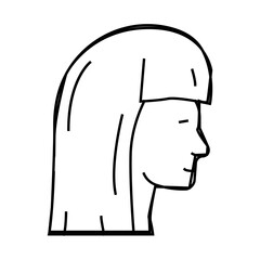 face cosmetology procedure line icon vector. face cosmetology procedure sign. isolated contour symbol black illustration