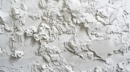 Obraz premium Textured white concrete wall background for designers