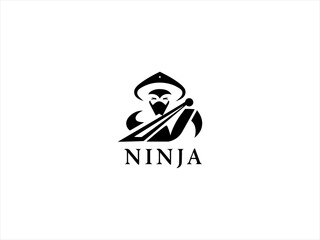 NINJA logo vector design 