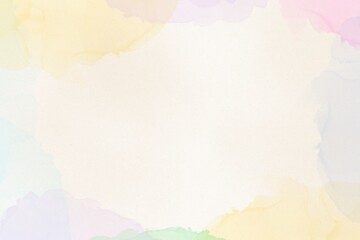水彩のカラフル背景素材