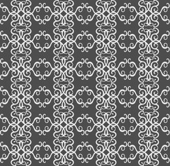 Beautiful openwork pattern on a gray background