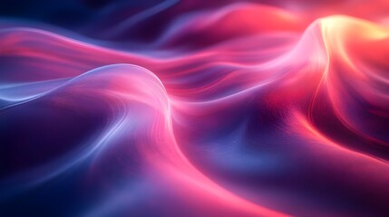 Obraz premium vibrant colorful wave abstract background. Generative AI