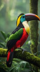 Fototapeta premium toucan in the jungle