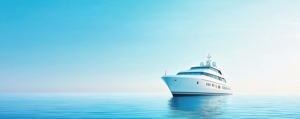 Luxury Luxury yacht, open sea, exclusive adventure, Watercolor style., open sea, exclusive adventure, Watercolor style