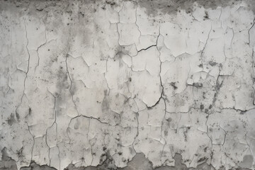Obraz premium Processed collage of obsolete stucco wall with visible cracks texture. Background for banner, backdrop