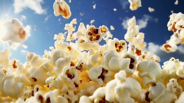 Close up popcorn 