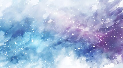 Fototapeta premium 美しい星空のイラスト02