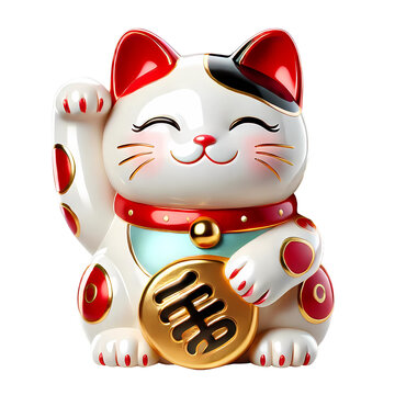 3d lucky cat