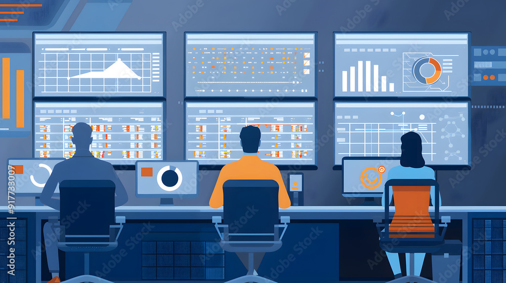 Poster network security monitoring proactive defense, network security monitoring with an image showing net