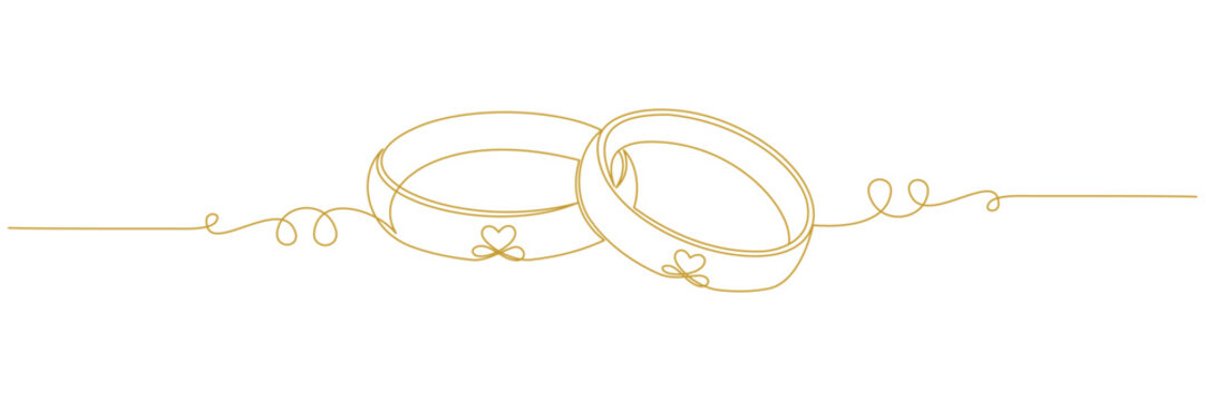 recommend clip art: continuous line wedding ring ...