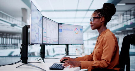 KPI Business Analytics Data Dashboard