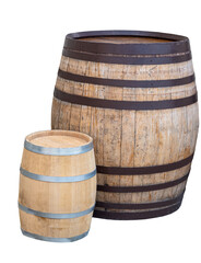Obraz premium Old wooden barrel