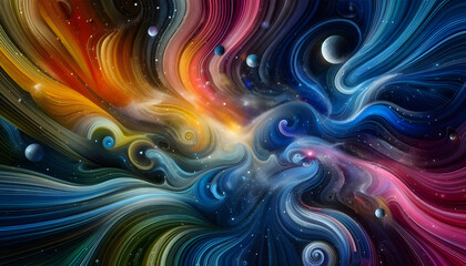 Gravity wave abstract background