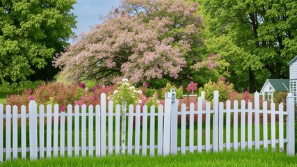 Fototapeta premium picket fence