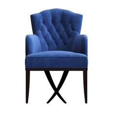 armchair isolated on white background, comfortable furniture for home interior, 3D illustration, cg render