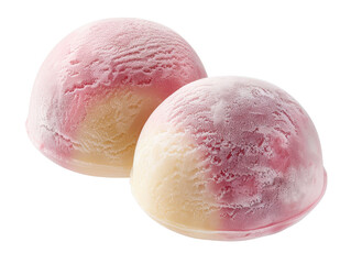 Delicious frozen dessert showcasing a swirl of fruity flavors, perfect for a refreshing treat on a hot day.