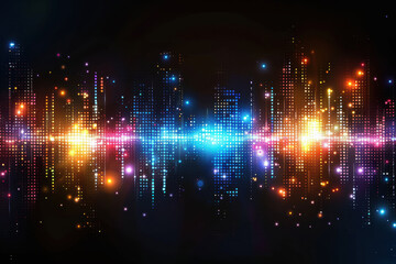 Fototapeta premium Blue and Purple Gradient Dots Background