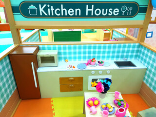 Kids play zone - the kitchen