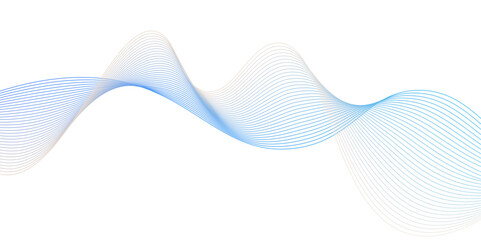 Abstract blue wave lines pattern on white background,Blue minimal round lines abstract background,colorful wave lines. blue lines background,Line art striped graphic template,