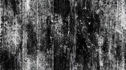 Black and White Weathered Wooden Plank Texture