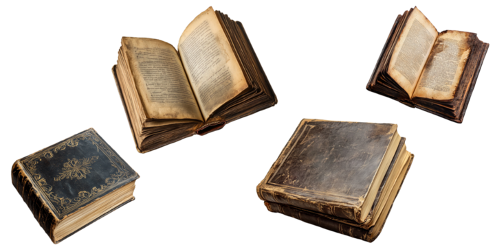 Book isolated on transparent background